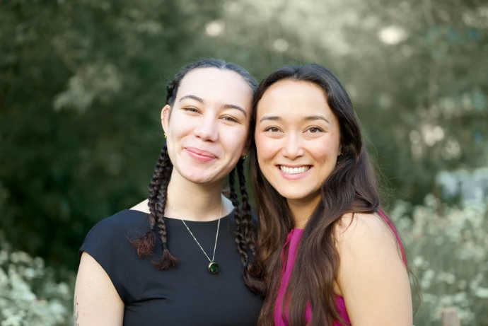 Our founders - Talitha and Anastasia